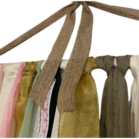 Handmade Hand Crafted Boho Shabby Chic Wall Hanging - Picture 6 of 7